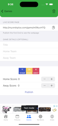 Live Score
